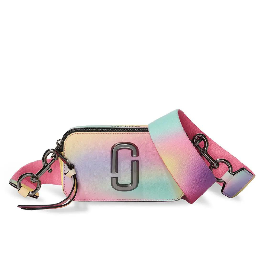 Marc Jacobs Snapshot Airbrushed Camera Bag in White