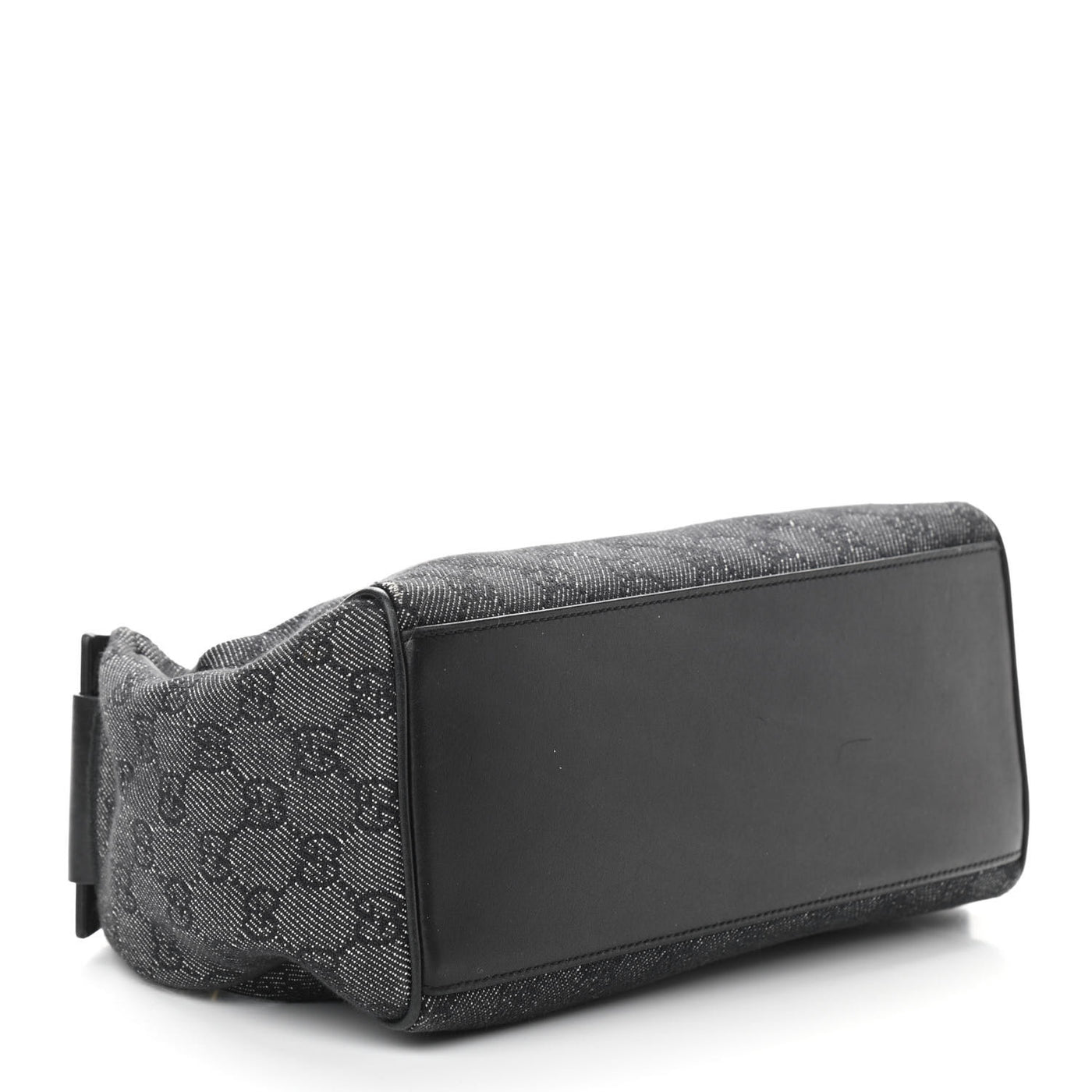 Gucci Denim Monogram GG Signature Shoulder Bag