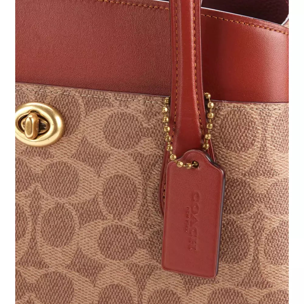 Coach lora carryall signature canvas sale