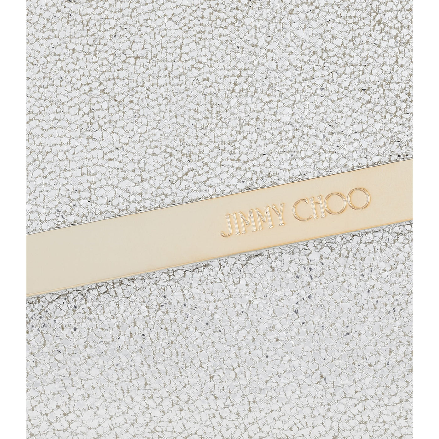 Jimmy Choo Emmie Leather Champagne Clutch Bag