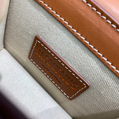 Jacquemus Le Chiquito Leather Signature Mini Bag in Brown