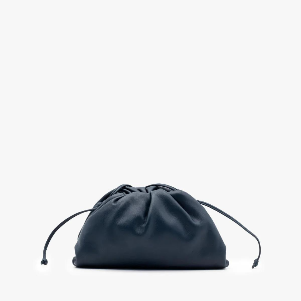 Bottega Veneta Mini Pouch Navy Bag in Deep Blue