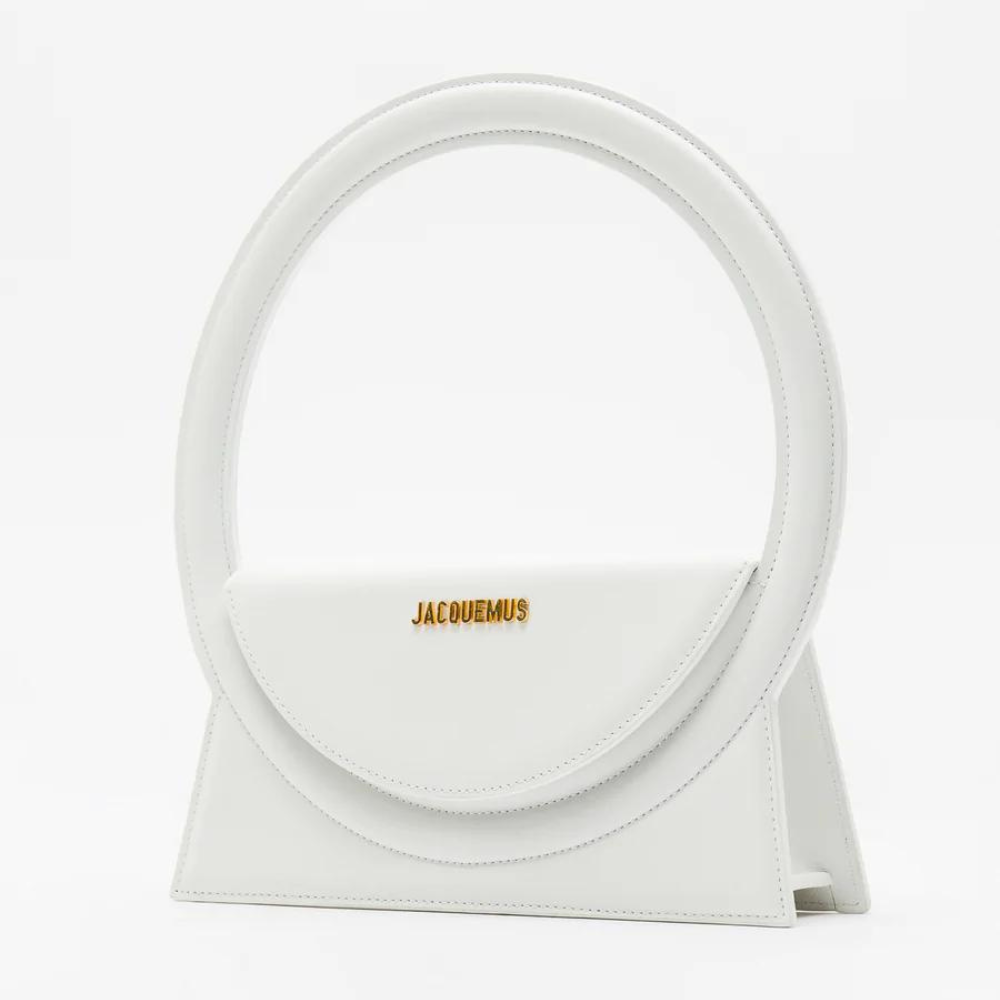 Jacquemus Le Sac Rond Bag in White