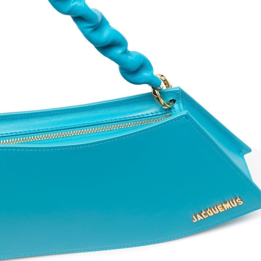 Jacquemus Blue La Vague Leather Shoulder Bag