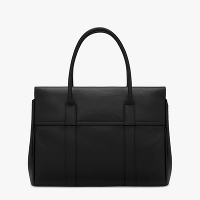Mulberry Bayswater Classic Grain Leather Small Handbag in Black