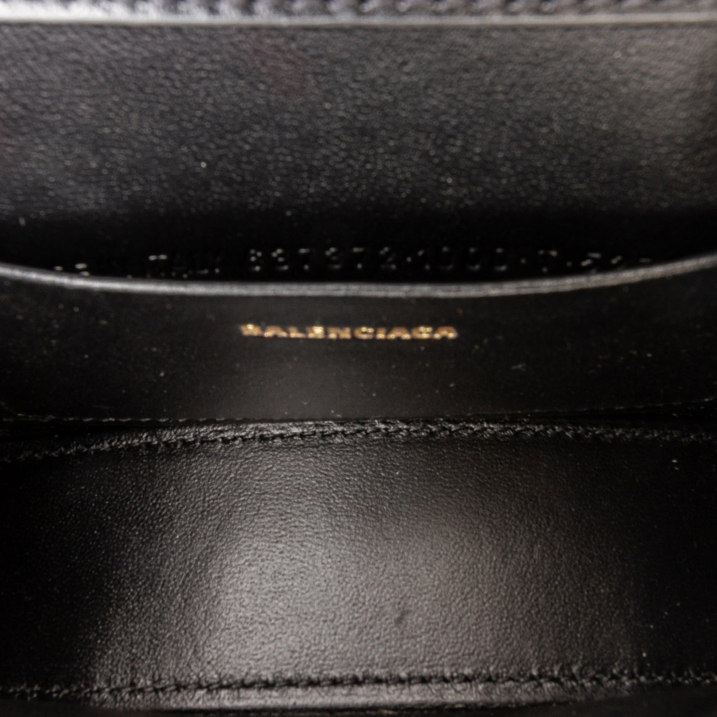 Balenciaga Black Mini Hourglass Bag