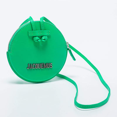 Jacquemus Le Pitchou Coin Purse in Green Leather