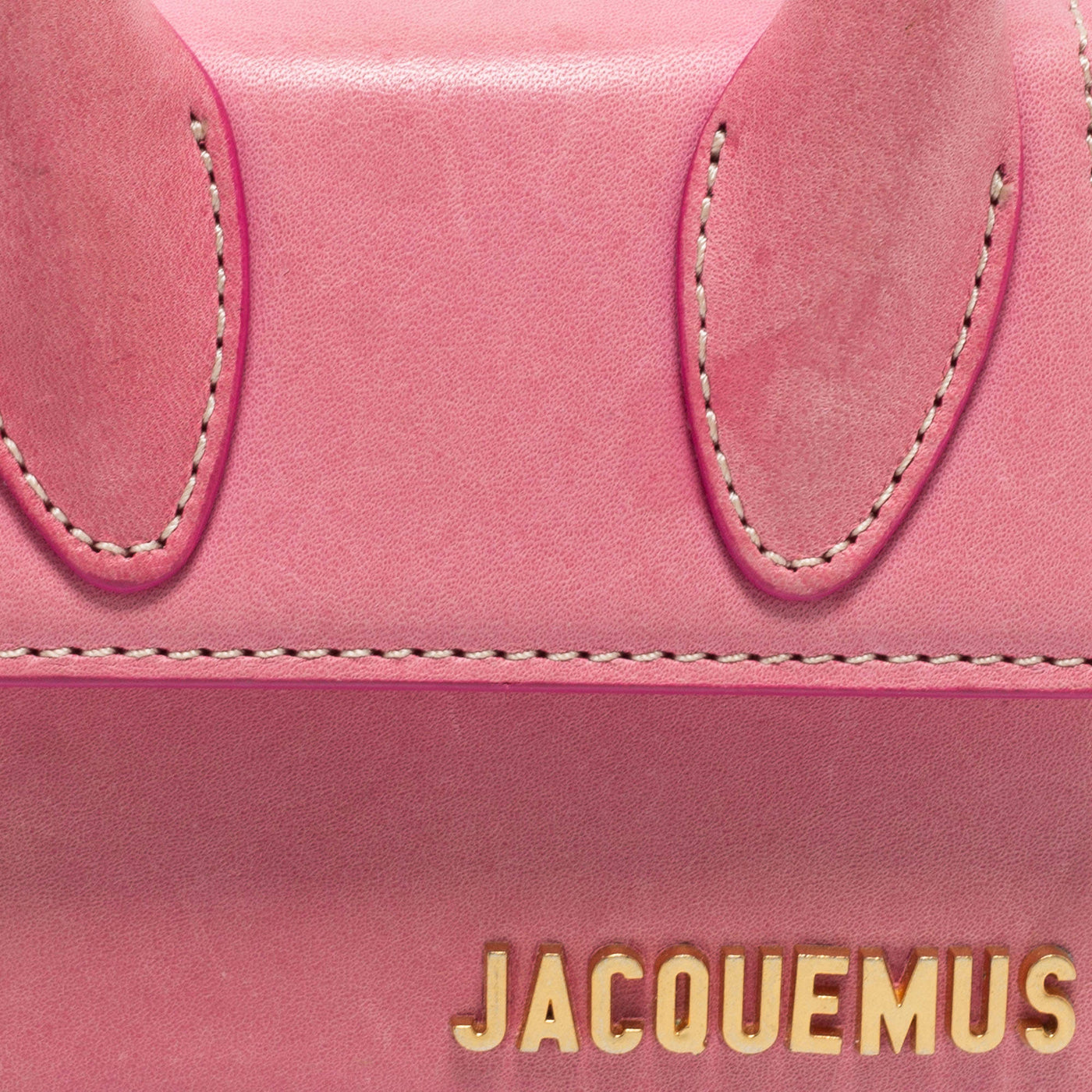 Jacquemus Pink Leather Le Chiquito Top Handle Bag