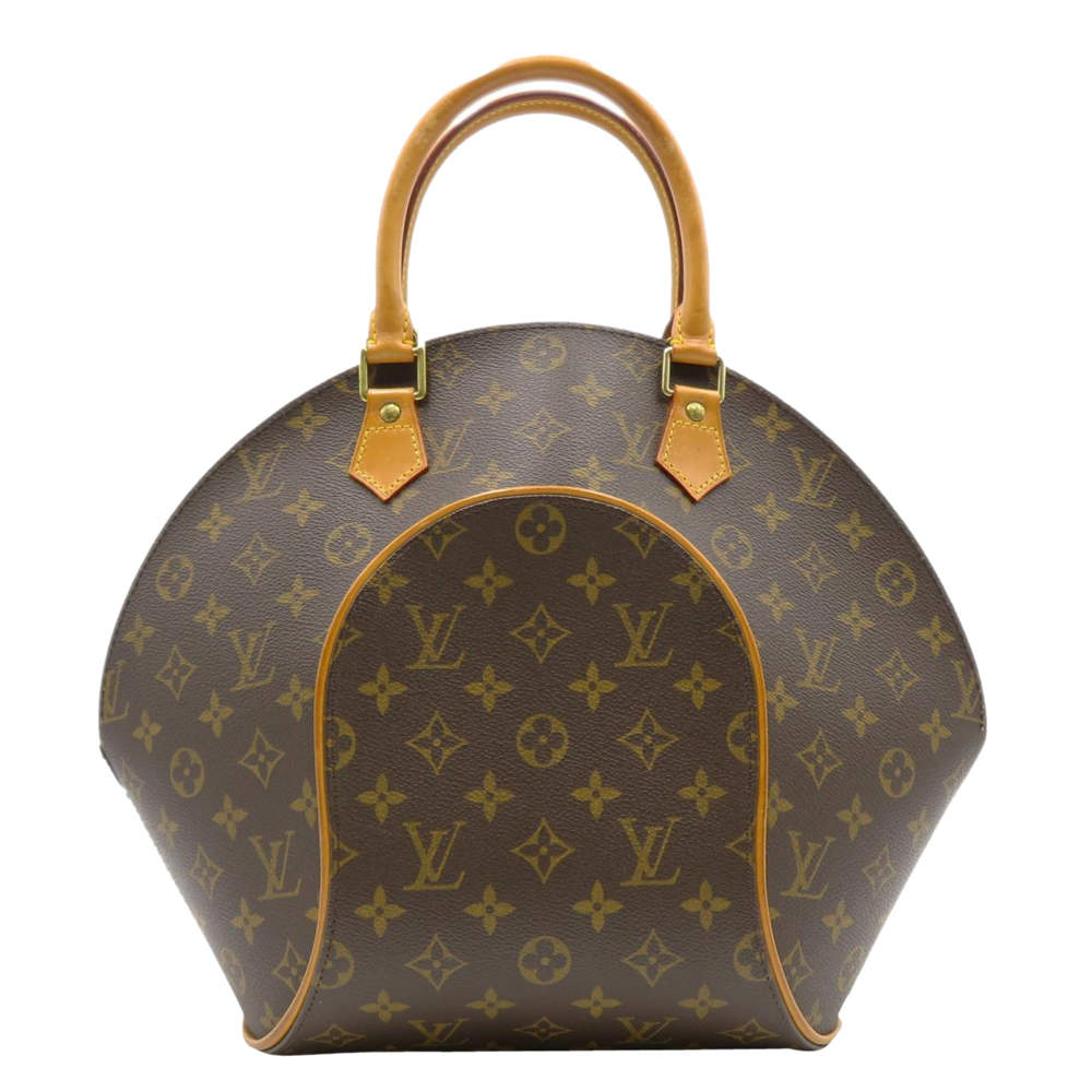 Louis Vuitton Brown Monogram Coated Canvas Ellipse MM Top Handle Bag