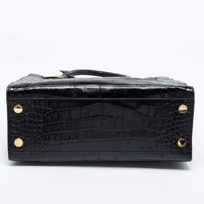 Michael Kors Tote - Dillon Large Croc-Embossed bag in Black