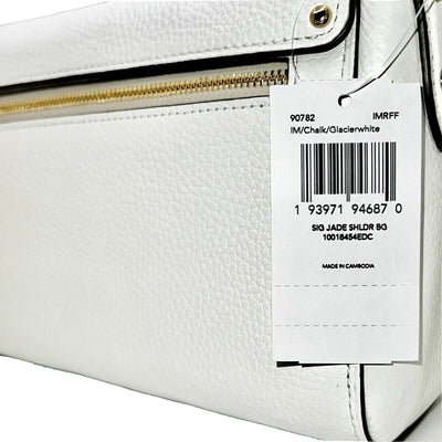 Coach Signature Jade Shoulder Bag in White